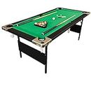 GRAFICA MA.RO SRL Billard AMERICAIN PLIANTS 6 FT Modele Aladin Mesure 158 x 66 cm Table de Pool Snooker Table de Billard