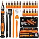 JOREST 38Pcs Precision Screwdriver Set, Tool Kit with Security Torx T5 T6 T8 T9, Triwing Y00, Star P5, etc, Repair for Laptop, Switch, PS4, Xbox, MacBook, iPhone, Ring Doorbell, Watch, Glasses, etc