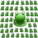 Générique Tiny Frog | Challenge Hiding Frog, 50Pcs Mini Frog Garden Decor, Green Frog Figurines, Luminous Mini Resin Frog for DIY Fairy Garden Miniature Moss Landscape Decoration (GREEN), SNL23462