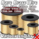 Brass wire (Bare) Art and crafts Hobbies Jewellery Models Armature Floristry UK
