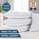 HOTEL Quality Standard Queen King Pillows Medium Firm Bed Pillows Luxury 2/4Pack