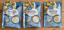 3 x Great Value (Walmart) Classic Ranch Salad Dressing & Recipe Mix 28g (1oz)