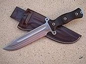 Busse Combat Forsaken Gemini Knife Custom Molded Leather Sheath Brown USA
