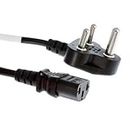 SellZone 3 PIN Plug AC Desktop IEC60320 C13 Heavy Duty Power Cable Cord for Desktop PC Computer Scanner Printer Server LED LCD TV Monitor (Pack of 5, 1.2 Metre)