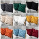 Linen Boho Tassels Fringe Rhombic Cushion Cover Sofa Lounge Decor Pillow Case AU