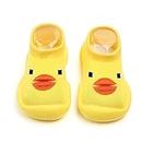 Tricycle Clothing Kids Unisex Boys and Girls Slip On Flip Flop for 12-24 Month Babies (Yellow)
