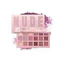 Kamz Beauty Nude Edition Eyeshadow 18 Color Palette Shades for Eye Makeup Semi-Matte Finish