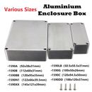 Diecast Aluminium Electronics Project Box Case Enclosure Silver Various Sizes