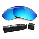 IKON LENSES Replacement Lenses For Costa Caballito (Polarized) - Fits Costa Del Mar Caballito Sunglasses (Ice Blue)