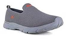 Sparx Men's Grey Neon Orange Running Shoe (SM-675)