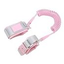 2M Baby Kids Anti Lost Wrist Leash with Safety Key Lock Comfortable Child Toddler Harness Wristband Outdoor Activities Shopping(Rosa)