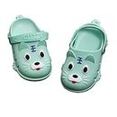 Yellow Bee Rubber Cute Puppy Clogs for Boys, Aqua, 5C, 21-24 Months