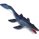 Jurassic Large Mosasaurus Dinosaur Toy Figure, 13.4" Realistic Giant Sea Monster Figurine, Educational Prehistoric Water World Ocean Creature for Model Decoration, Display, Collectors
