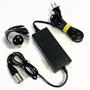 Palrey 24V2A Battery Charger for GoGo Mobility Scooter 24v2000mA Quick Charger (3-Pin XLR Connector) for Drive Medical, Go-Go Elite Traveller, Jazzy Power Chair, Pride Mobility, ShopRider, iZip, eZip