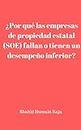 ¿Por qué las empresas de propiedad estatal (SOE) fallan o tienen un desempeño inferior? (Spanish Edition)