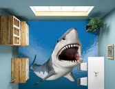 Papier peint photo 3D requin océan 7231NA peinture murale papier peint photo famille DE Fay