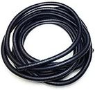 Black Corrugated Conduit Split Plastic Flexible Cable Tidy Solution Tube Trunking 19.5mm - 5m