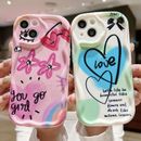 Custodia per iPhone Samsung Xiaomi 2D carina crema calda cover telefono posteriore gel morbido ragazze