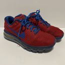 Nike Air Max 2017 Womens Running Shoes Size 8.5 Red And Blue