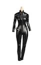 YSBRING ZYTOYS ZY15-2 1/6 Scale Doll Clothes Black One-Piece Leather Jacket for 12 Inch Female Action Figure Body (no Figure)