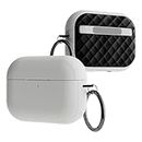 HUSH Premium Airpods Pro 2nd Generation Case Cover Compatible with Airpods Pro 1st/2nd Generation,Wireless Charging Compatible,Easy Clean TPU Material,Protective Airpods Pro Case (White)