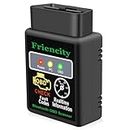 Friencity OBD2 Scanner Bluetooth for Car, Code Reader & Diagnostic Tools for iOS, Android and Windows, Wireless OBD II Scan Tool for Reset & Clear Check Car Engine Light