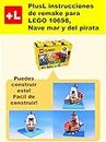 PlusL instrucciones de remake para LEGO 10698,Nave mar y del pirata: Usted puede construir Nave mar y del pirata de sus propios ladrillos (Spanish Edition)