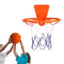 Wall Mount Basketball Hoop | Indoor Dribbling Basketball Hoop W/ Basketball Net