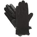 isotoner Women's Stretch Fleece Touchscreen Texting Cold Weather Gloves with Warm, Soft Lining, Black, 1SZ