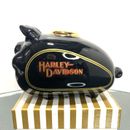 2002 Official Harley Davidson Hog Piggy Bank - Good Condition 6”