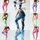 AU Women Quality Yoga Soft Leggings Fitness Push Up Hight Waist Pants Sports Gym