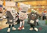 3 REDBROKOLY Mascots of light bulb and household appliances