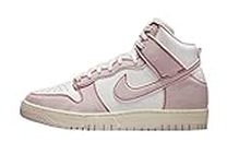 Nike mens Dunk High 85 Shoes, Light Pink/White/Red, 9.5