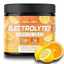 Keto-Pro Keto Electrolytes 250g | Electrolyte Powder Supporting Your Keto Fasting, Health & Fitness Goals | Lemon Orange Flavour