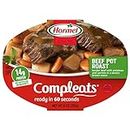 HORMEL COMPLEATS Beef Pot Roast Microwave Tray, 9 Ounce (Pack of 6)