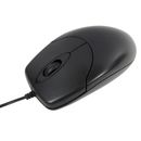 Wired USB Mouse For PC Laptop Computer Optical Scroll Wheel Black FULL SIZE