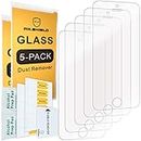 Mr.Shield [5-PACK] Designed For iPhone SE (2016 Edition ONLY) / iPhone 5/5S / iPhone 5C [Tempered Glass] Screen Protector with Lifetime Replacement