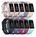 For Fitbit Charge 3 4 Replacement Wrist Band Silicone Bracelet Watch Rate Fit
