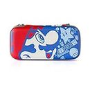 PERFECTSIGHT Carrying Case compatible with Nintendo Switch,[Shockproof] Travel Carry Cover Hard Shell Storage,Slim Protective Portable Travel Pouch Bag with Game Card Slots for Girls Boys Kids（Mario）