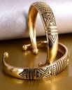 Aztec Brass Bracelet, Tuareg Jewelry, Cuff, Unisex, Boho, Ethnic, Rustic,...