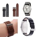 22mm Leather Smart Watch Band Wrist Stap For Samsung Gear S3 Hamilton Garmin LG