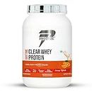 Protyze Anytime Clear Whey Protein Isolate | 24 g Protein/Scoop | 7.2 g BCAA | Gluten-Free | Low Carb | Light and Refreshing | Muscle Growth & Recovery (Orange Squash, 30 Servings)