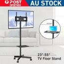 TV Mount Stand Bracket Height Adjustable Floor Shelf 23 to 55 inch Universal