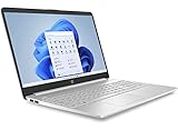 HP 15.6" Full HD Laptop PC Intel Celeron Quad Core, 4GB RAM, 128GB SSD, Windows 11 in S Mode, Natural Silver, with Microsoft Office 365 Personal 12 months included