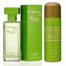 Eternal Love Eau De Parfum X-Louis For Women 100ml & Refreshing Perfumed Body Spray X-Louis For Women 200ml | Combo Set of Perfume & Deodorant Spray