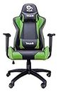 Talius Gecko V2 Professional Gaming Chair Ergonomic Tilting High Density Foam Base And Castors Nylon Gas Class 4 Ideal for Children And Adults Gaming Office Desk (Green)