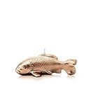 Fisch Koi Rosegold (lackiert) Objektkerze im XXL Format, 130 x 320 mm, Echtwachs, Tierkerze, Deko, Wohnaccessoires, gegossene Kerze in Handarbeit