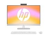 HP PC desktop all-in-one, display FHD da 27", AMD Ryzen 5 7520U, 16 GB DDR5 RAM, SSD da 1 TB, unità grafica AMD Radeon, Windows 11 Home, QWERTZ, bianco, [esclusiva su Amazon]