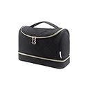 Gearific Double-Layer Travel Case Compatible with Dyson Hair Dryer, Portable Travel Pouch with Hanging Hook, Carrying Case Compatible for Dyson Airwrap Complete Styler and Attachments (Black)