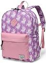 Kids Backpack,Vaschy Cute Lightweight Preschool Toddler Backpacks for Little Girls, Kindergarten with Chest Strap Pink Unicorn
